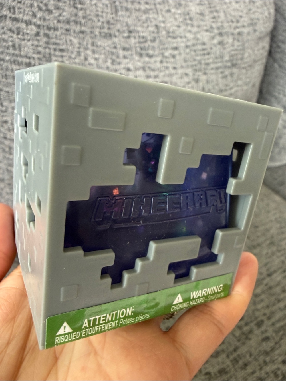 BNIB Official Minecraft Jelly Cube, Purple